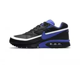 2022 nike air max bw classic homme et femme leather noir blanc bleu